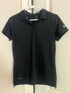 Women’s Nike Golf Black Dri-FIT Polo Size Small